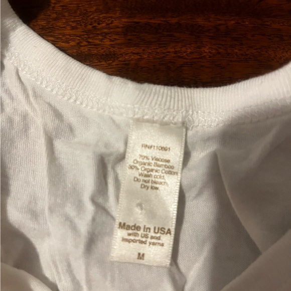 Yoga Democracy, size medium tank top, white, unicorn evolution graphic - Picture 2 of 2